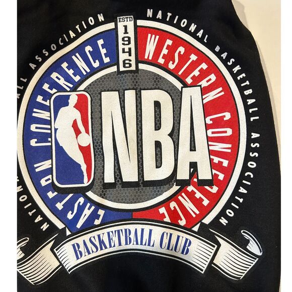 NBA National Basketball Association Black Jogger 2X Elastic Waist NEW with Tags‎ - Picture 4 of 5